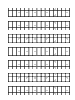 Blank fretboard diagrams for four-string bass
